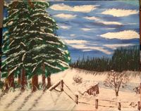 Winter im Waldviertel 30x40
