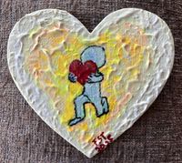 Ich schenk dir mein Herz (8x9) Teil der Serie – Kunst am Eiskasten