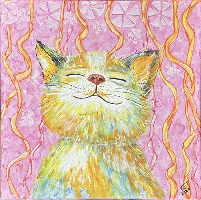 Ich fühle mich wunderbar (40x40)