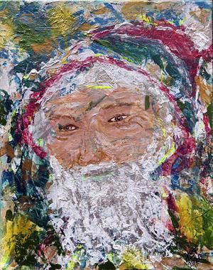 Metal Santa (30x24)
